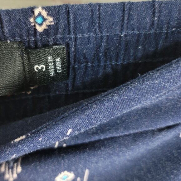 Torrid Arrow Challis Jogger Pant Blue 3X Pull On Pockets Tapered Ruched Lounge - Picture 10 of 11